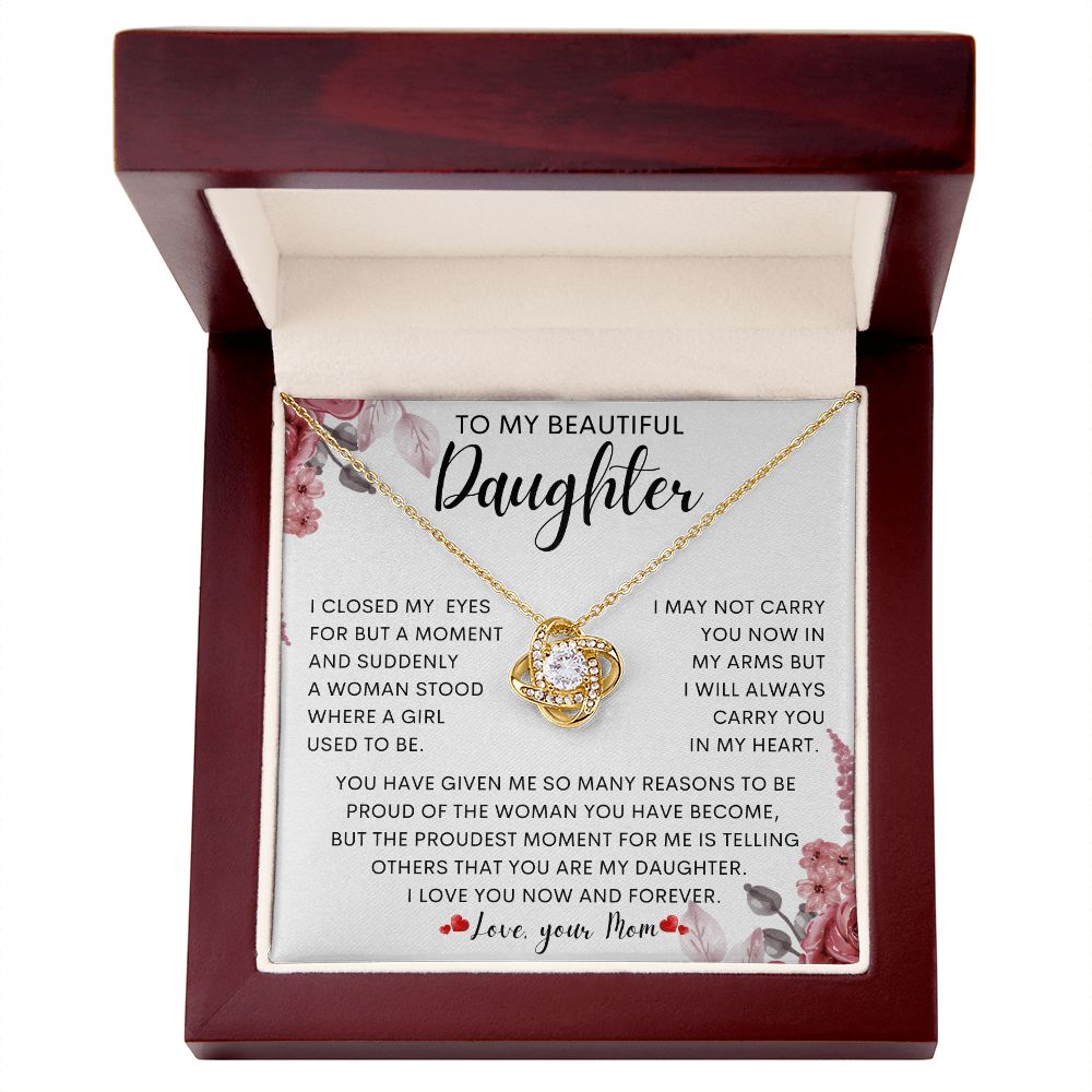 To My Beautiful Daughter | Gift For Daughter, Daughter Necklace, Birthday Gift