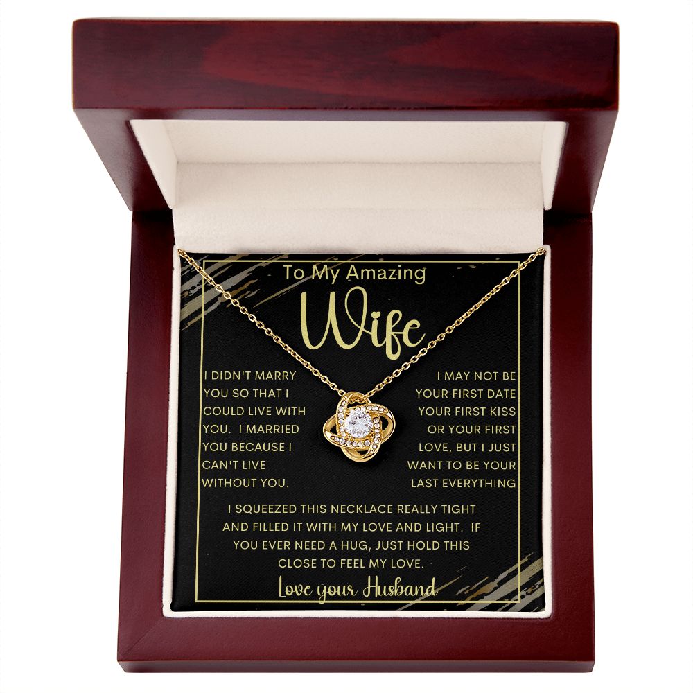 To My Amazing Wife | Love Knot Necklace