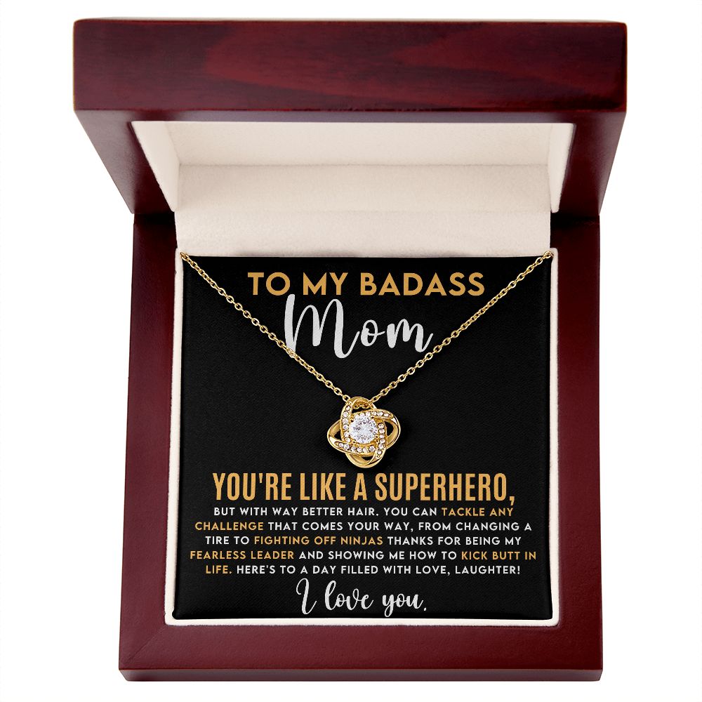 To My Badass Mom | Love Knot Necklace