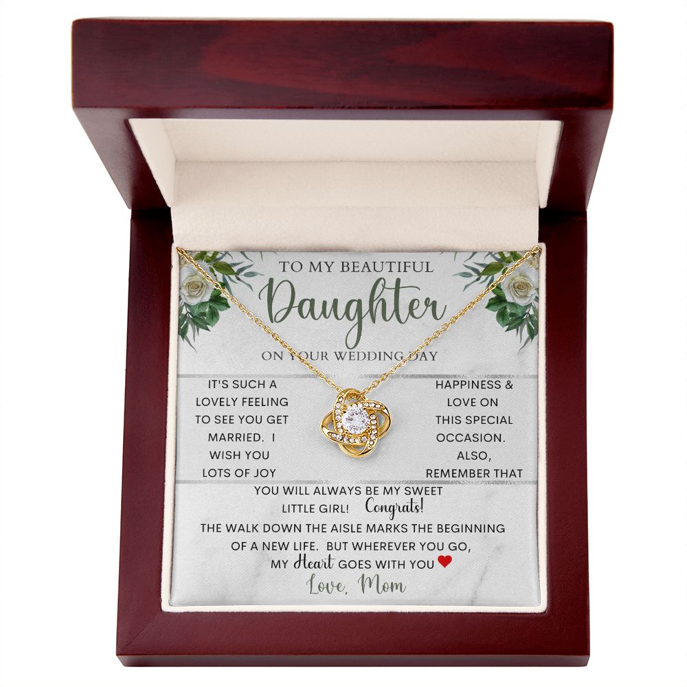 To My Daughter | Love Knot Necklace