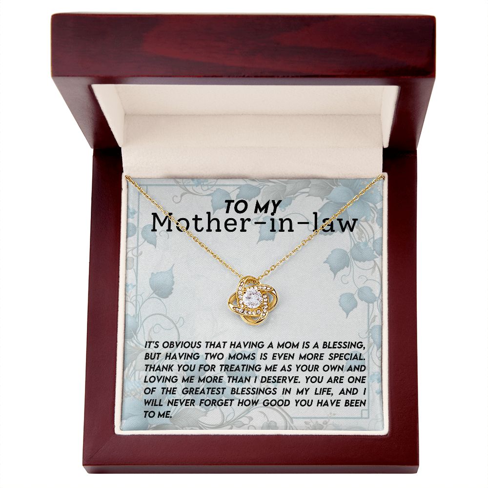 To My Mother-in-Law | Love Knot Necklace