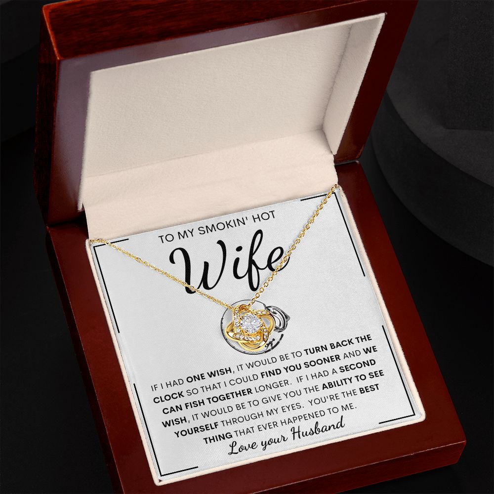 TO MY SMOKIN' HOT WIFE (FISHING)  | Anniversary gift, Gift from husband, Wife birthday gift, Wife anniversary, Gift for wife