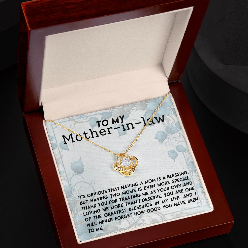 To My Mother-in-Law | Love Knot Necklace