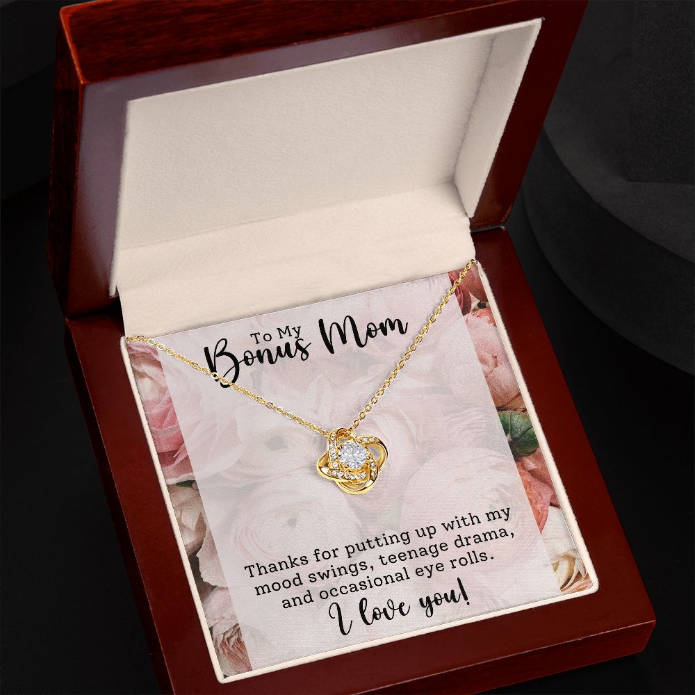 To My Bonus Mom | Love Knot Necklace