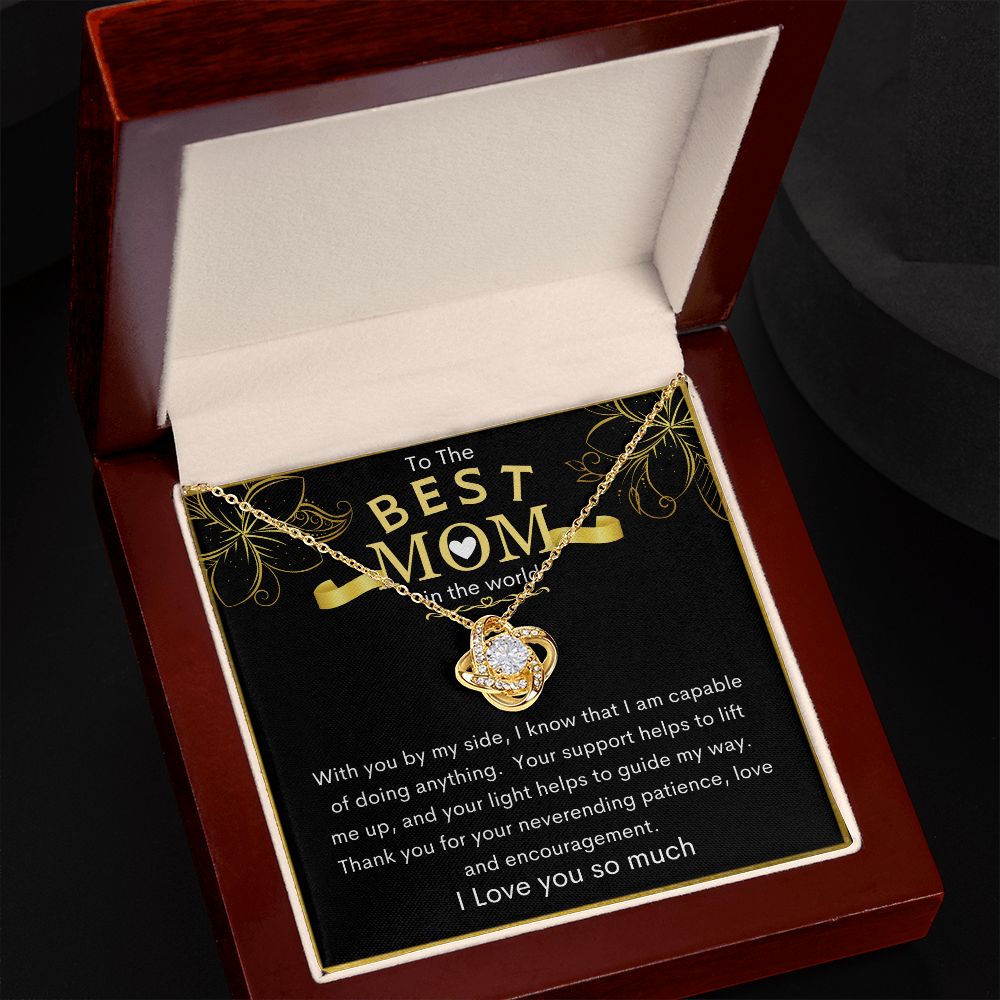 To The Best Mom in the World | Love Knot Necklace
