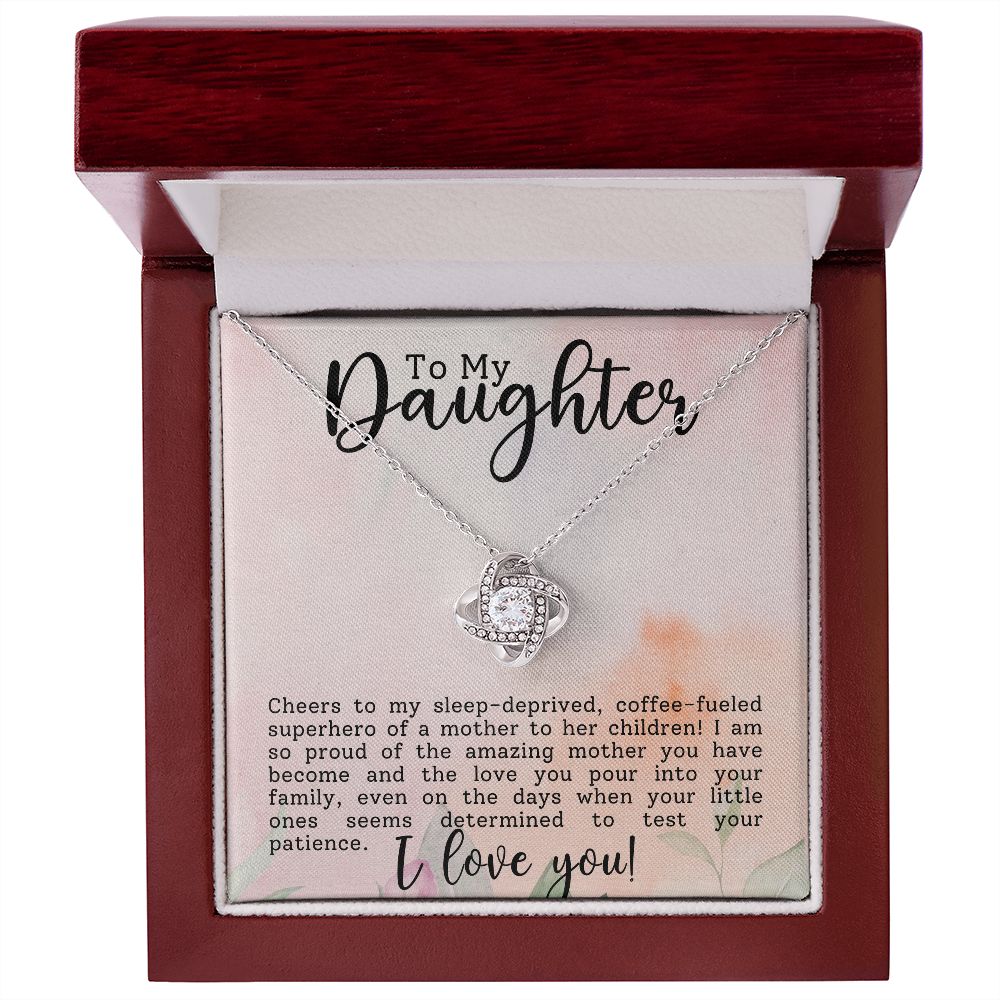 To My Daughter | Love Knot Necklace