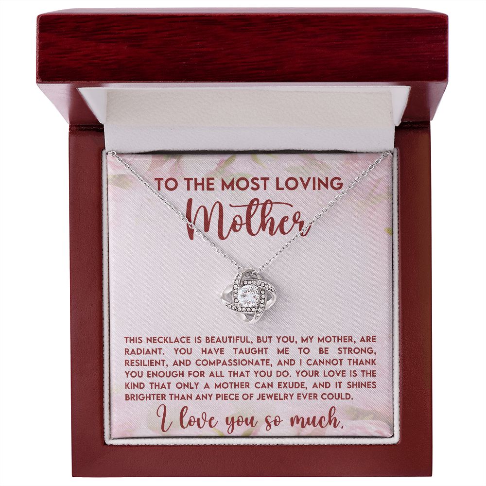 To The Most Loving Mother | Love Knot Necklace