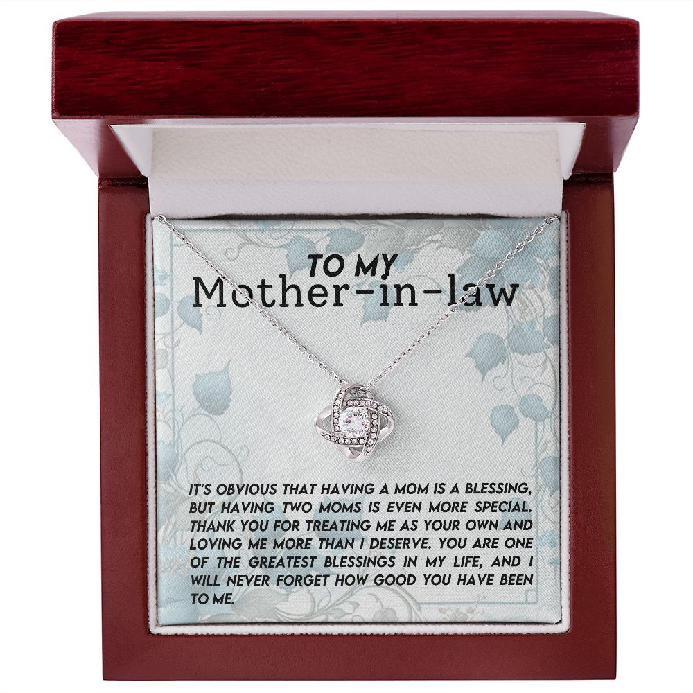 To My Mother-in-Law | Love Knot Necklace