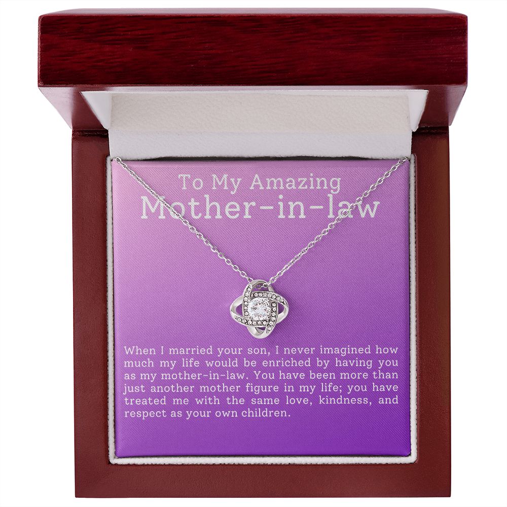 To My Amazing Mother-in-Law | Love Knot Necklace