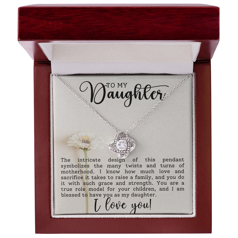 To My Daughter | Love Knot Necklace