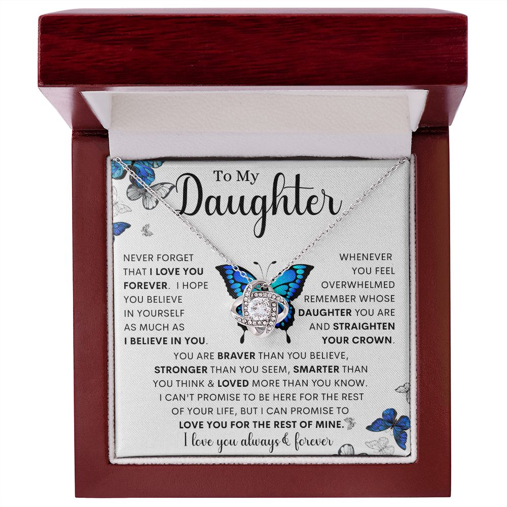 To My Daughter | Love Knot Necklace