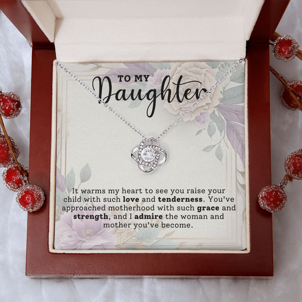 To My Daughter | Love Knot Necklace