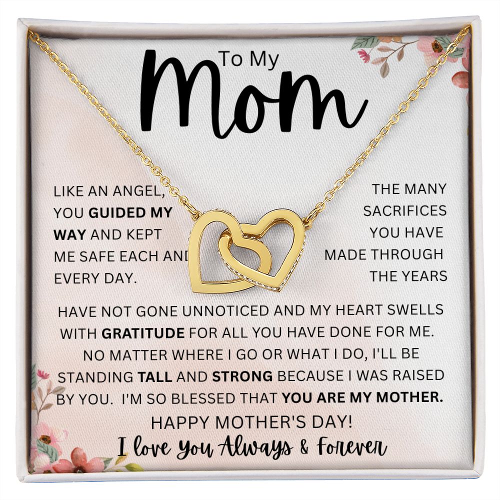 To My Mom | Interlocking Hearts necklace