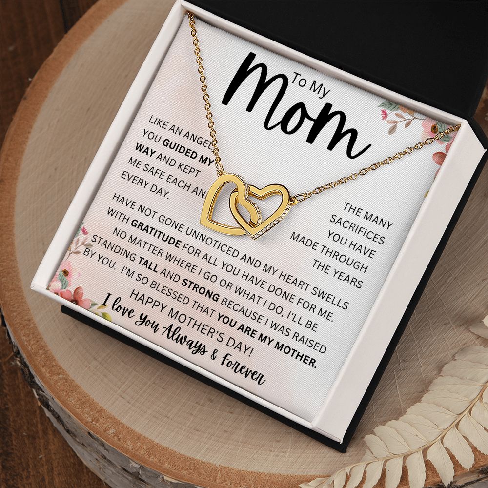 To My Mom | Interlocking Hearts necklace