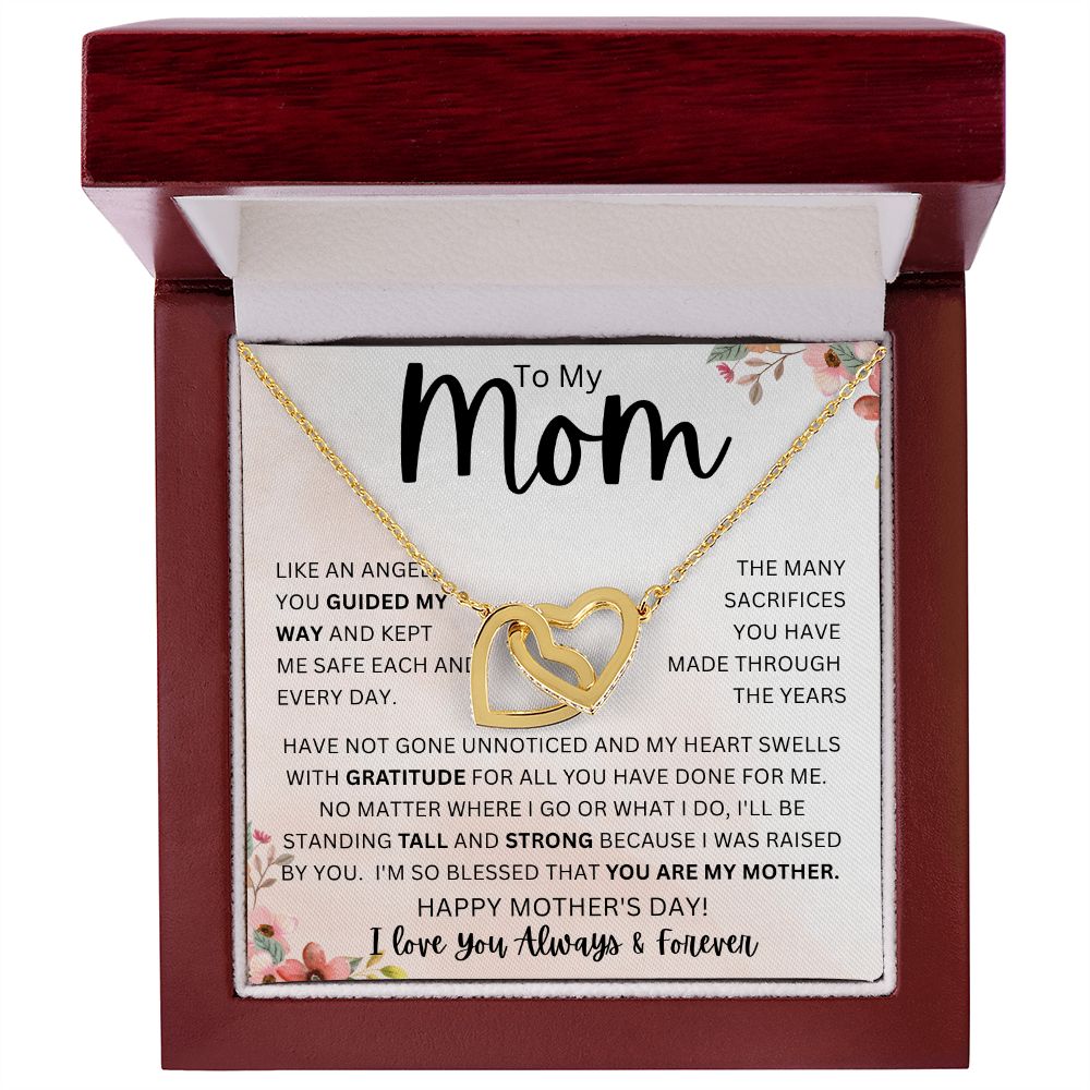 To My Mom | Interlocking Hearts necklace