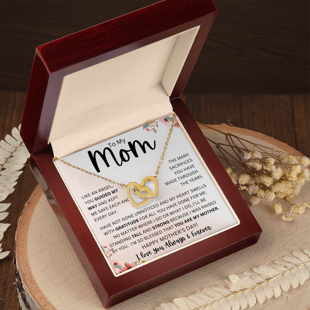 To My Mom | Interlocking Hearts necklace