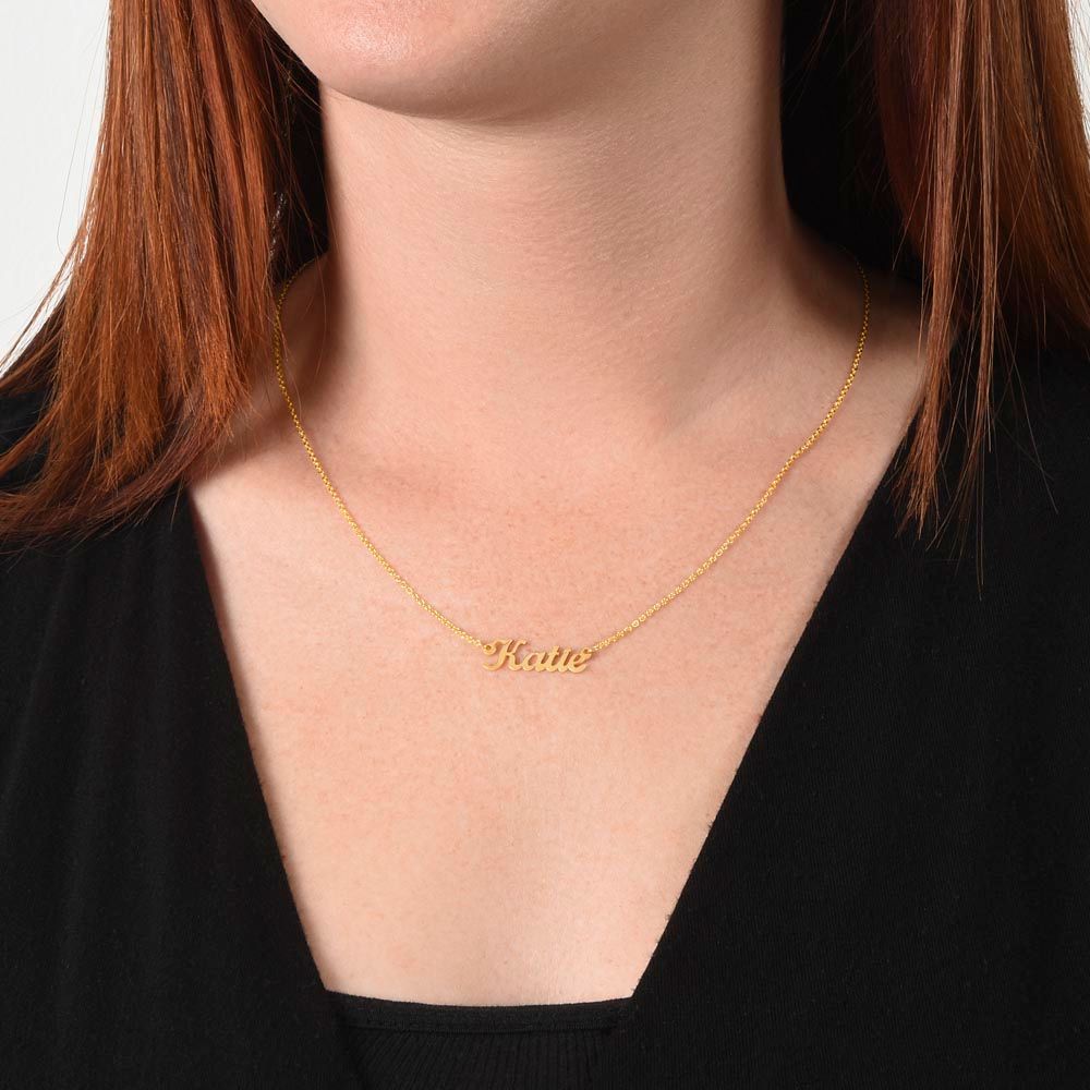 Happy Mother's Day | Personalized Name Necklace | Mothers Day Gifts, Gift From Daughter, Necklace For Mom, Gift from Son