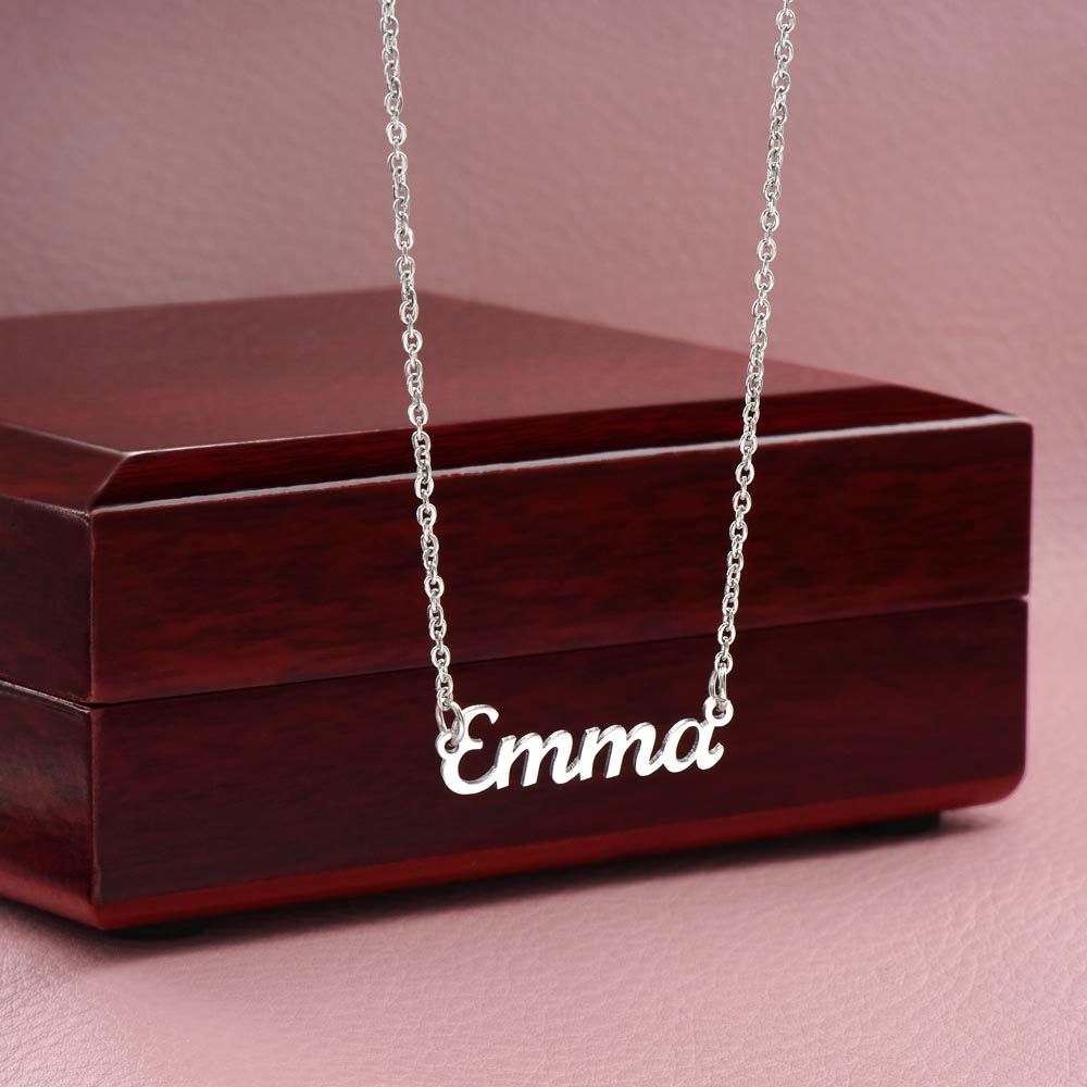 To My Hot Smokin' Soulmate Personalized Name Necklace | Anniversary gift, Gift from husband, Wife birthday gift, Wife anniversary, Gift for wife