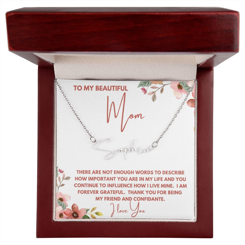 To My Beautiful Mom | Mom Birthday Gift, Gift From Daughter, Gift From Son