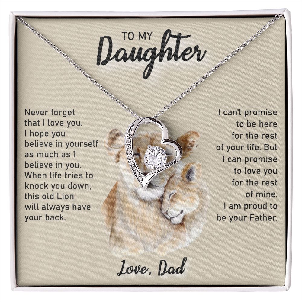 TO MY DAUGHTER LION | Daughter Birthday, Gift From Dad, Dad To Daughter Gift, Daughter Father Gift