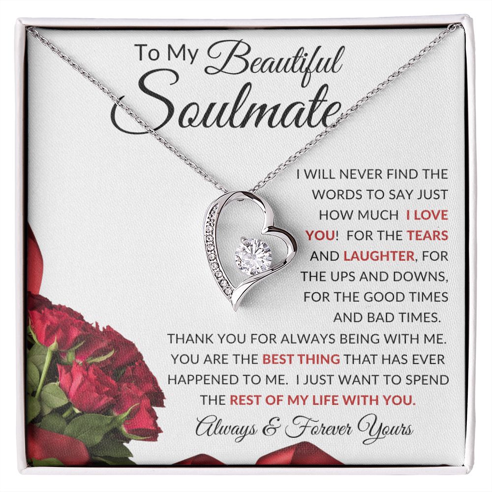 To My Beautiful Soulmate | Forever Love Necklace | Find The Words to Say