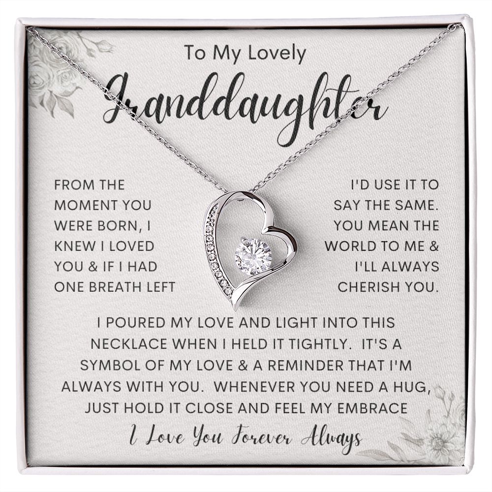 To My Granddaughter | Forever Love Necklace