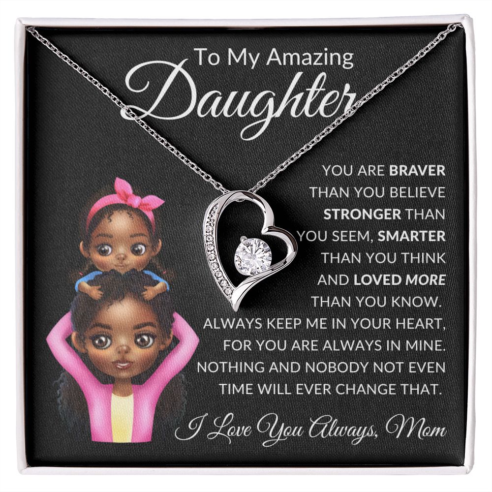 To My Amazing Daughter | Forever Love Necklace
