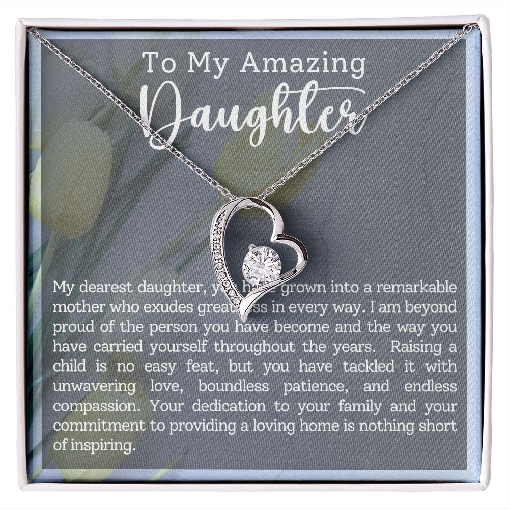 To My Amazing Daughter | Forever Love Necklace