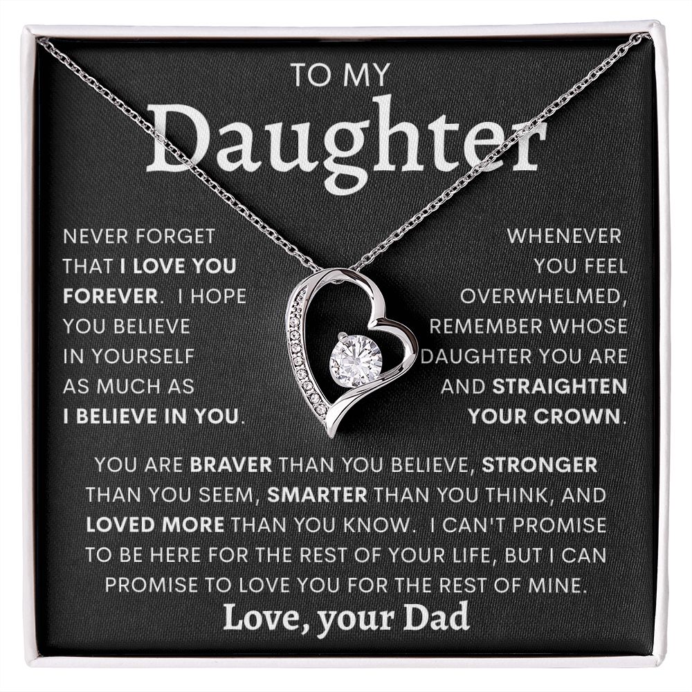 TO MY DAUGHTER FROM DAD | Forever Love Necklace