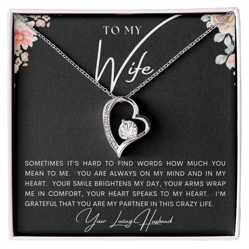 TO MY WIFE | Forever Love Necklace | PARTNER IN LIFE