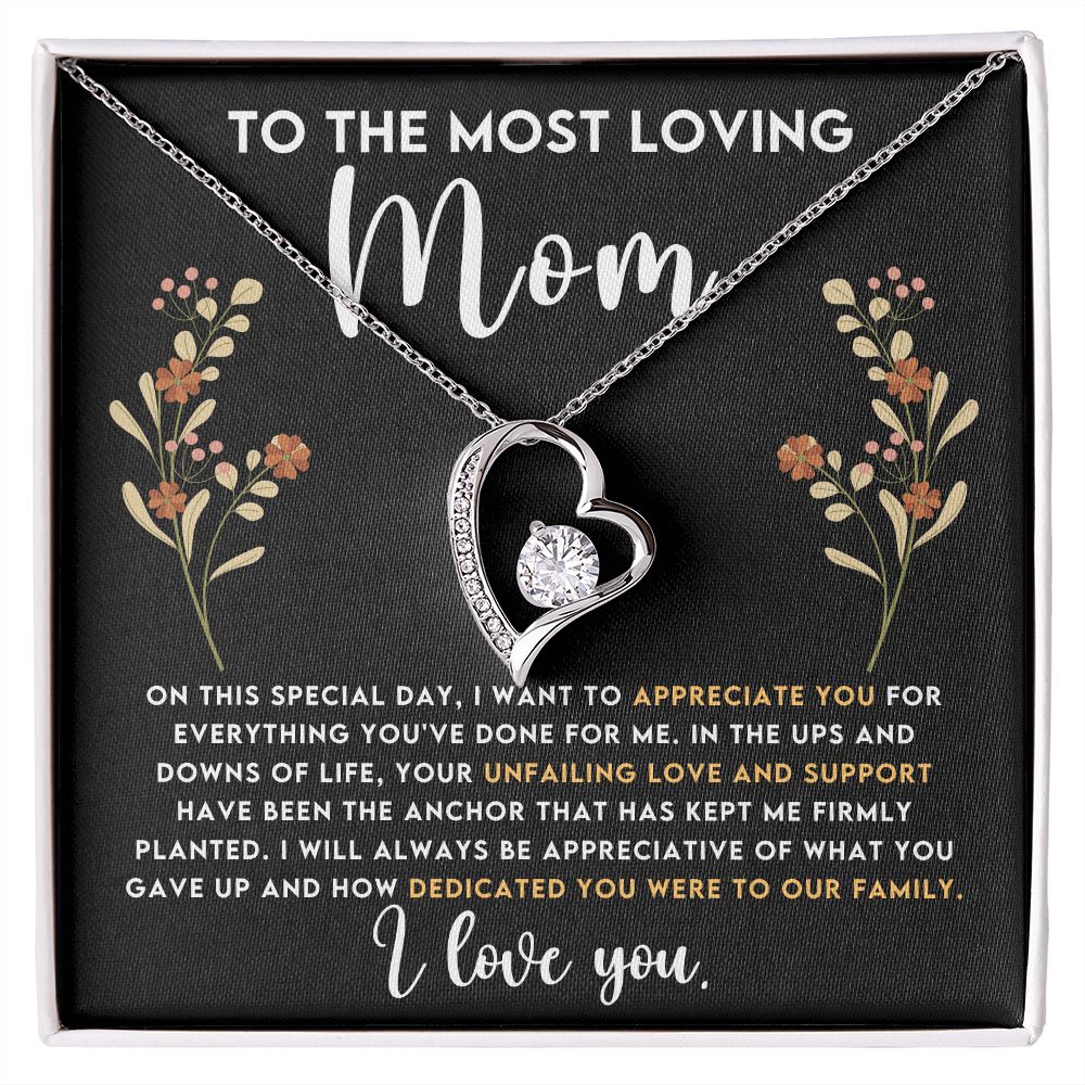 To the Most Loving Mom | Forever Love Necklace