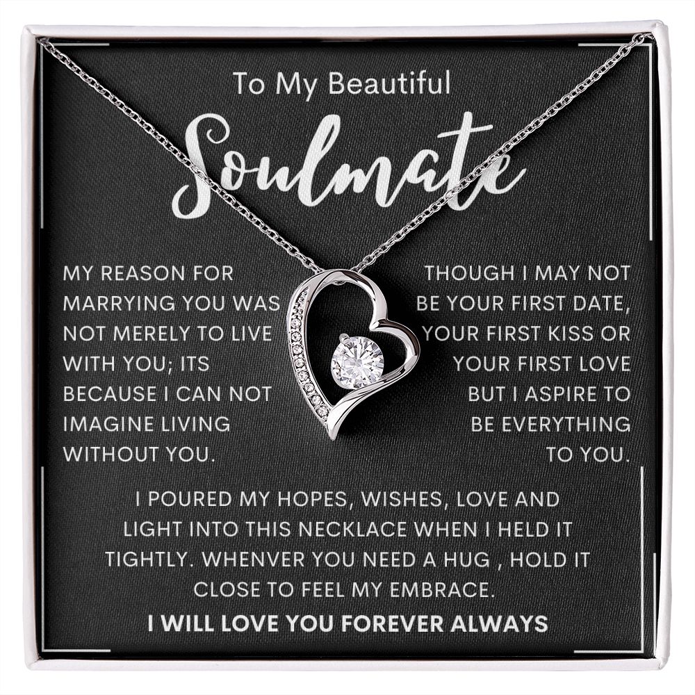 To My Soulmate | Forever Love Necklace