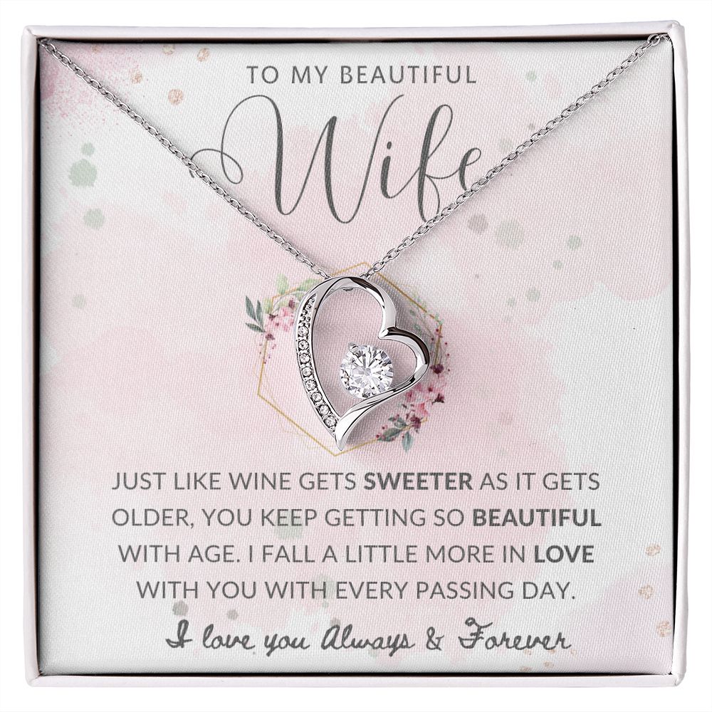 To My Beautiful Wife | Forever Love Necklace | So Beautiful