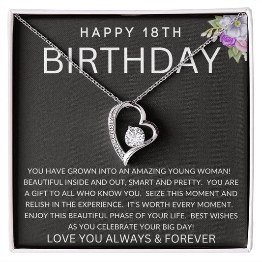 Happy 18th Birthday | Forever Love Necklace