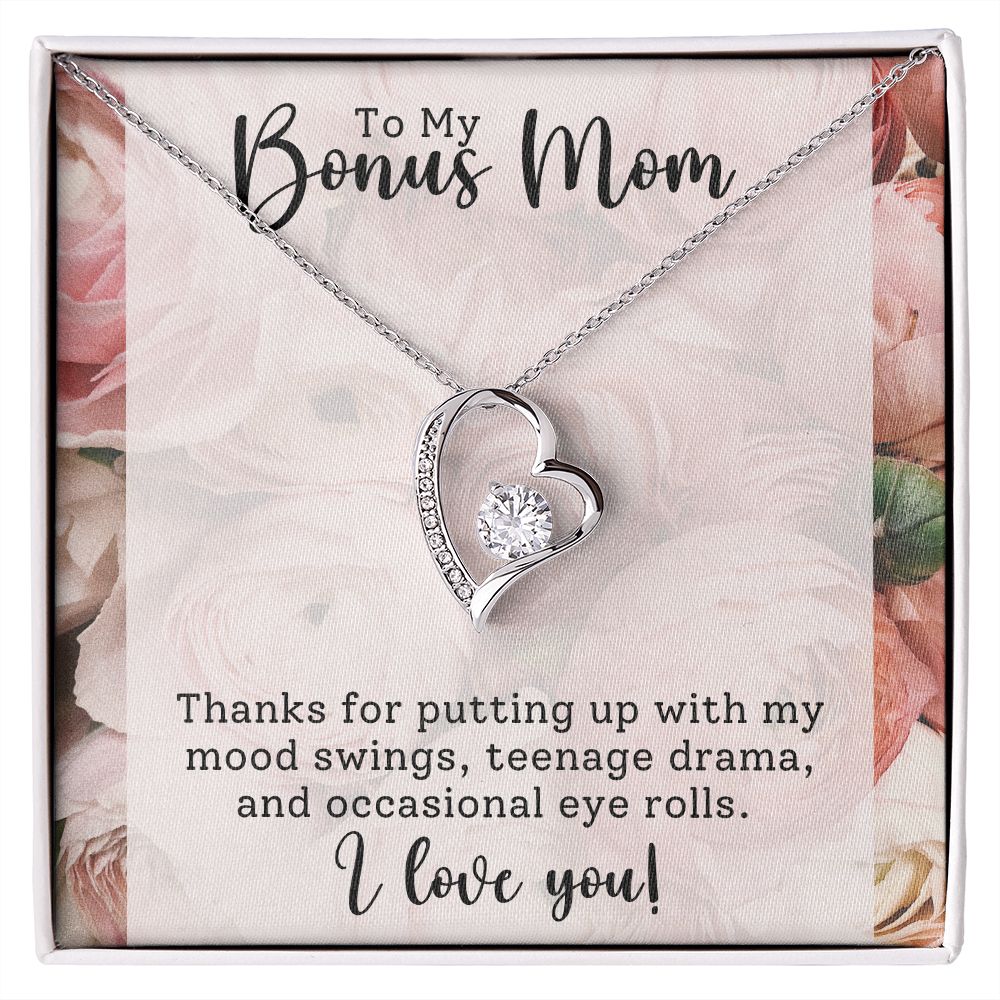 To My Bonus Mom | Forever Love Necklace