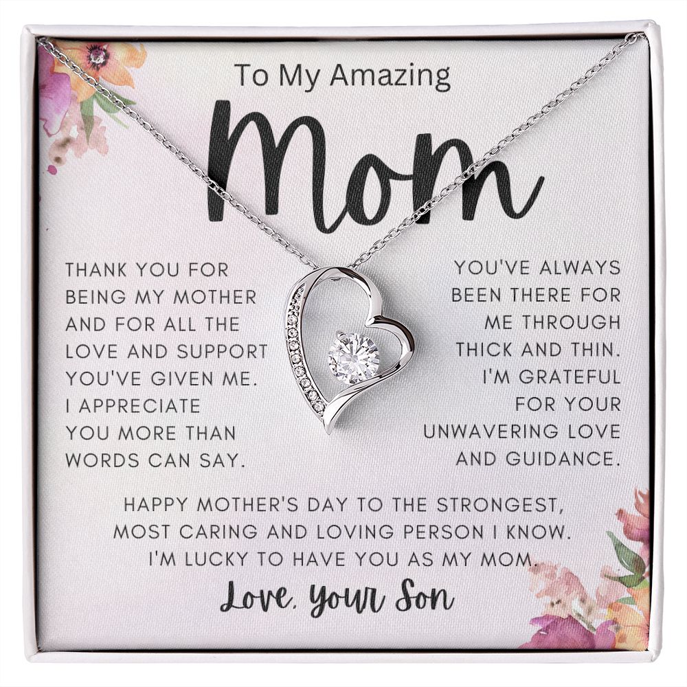 To My Amazing Mom | Forever Love Necklace