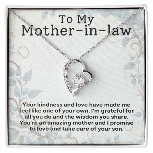 To My Mother-in-Law | Forever Love Necklace