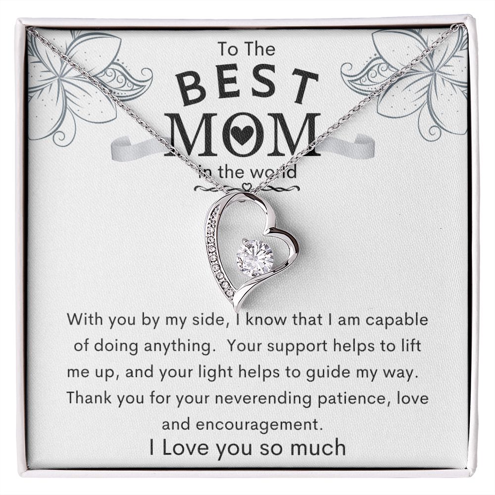 To the Best Mom in the World | Forever Love Necklace