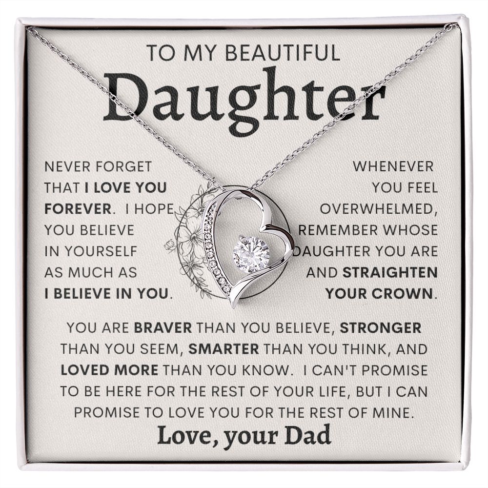 TO MY BEAUTIFUL DAUGHTER | Gift For Daughter, Birthday Gift, To My Daughter Gift, Daughter Birthday