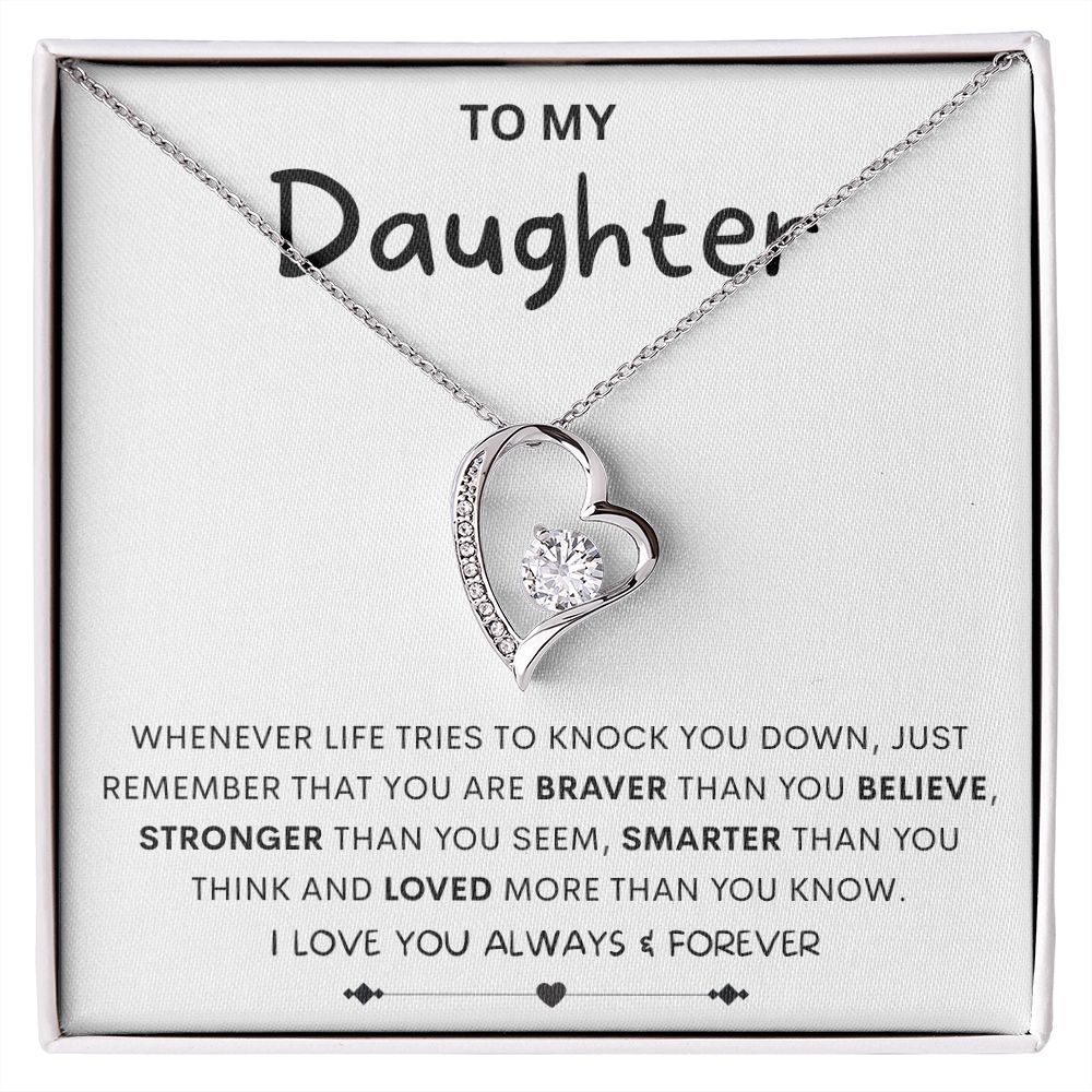 TO MY DAUGHTER | Gift For Daughter, Birthday Gift, Gift For Her, Daughter Necklace
