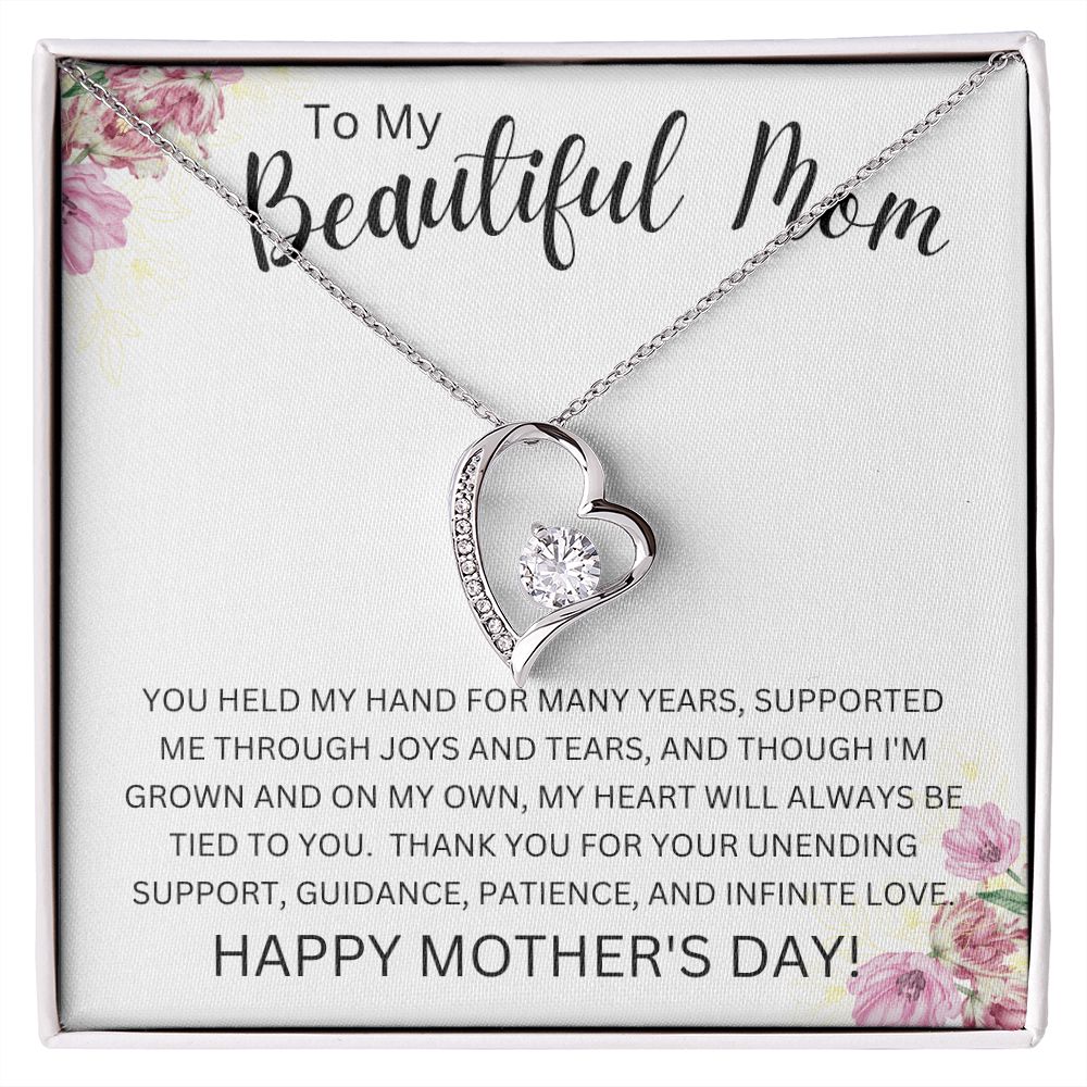 To My Beautiful Mom | Forever Love Necklace