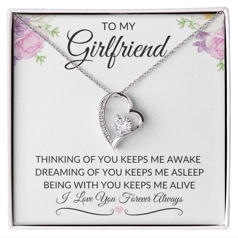 To My Girlfriend | Forever Love Necklace | Thinking Of You