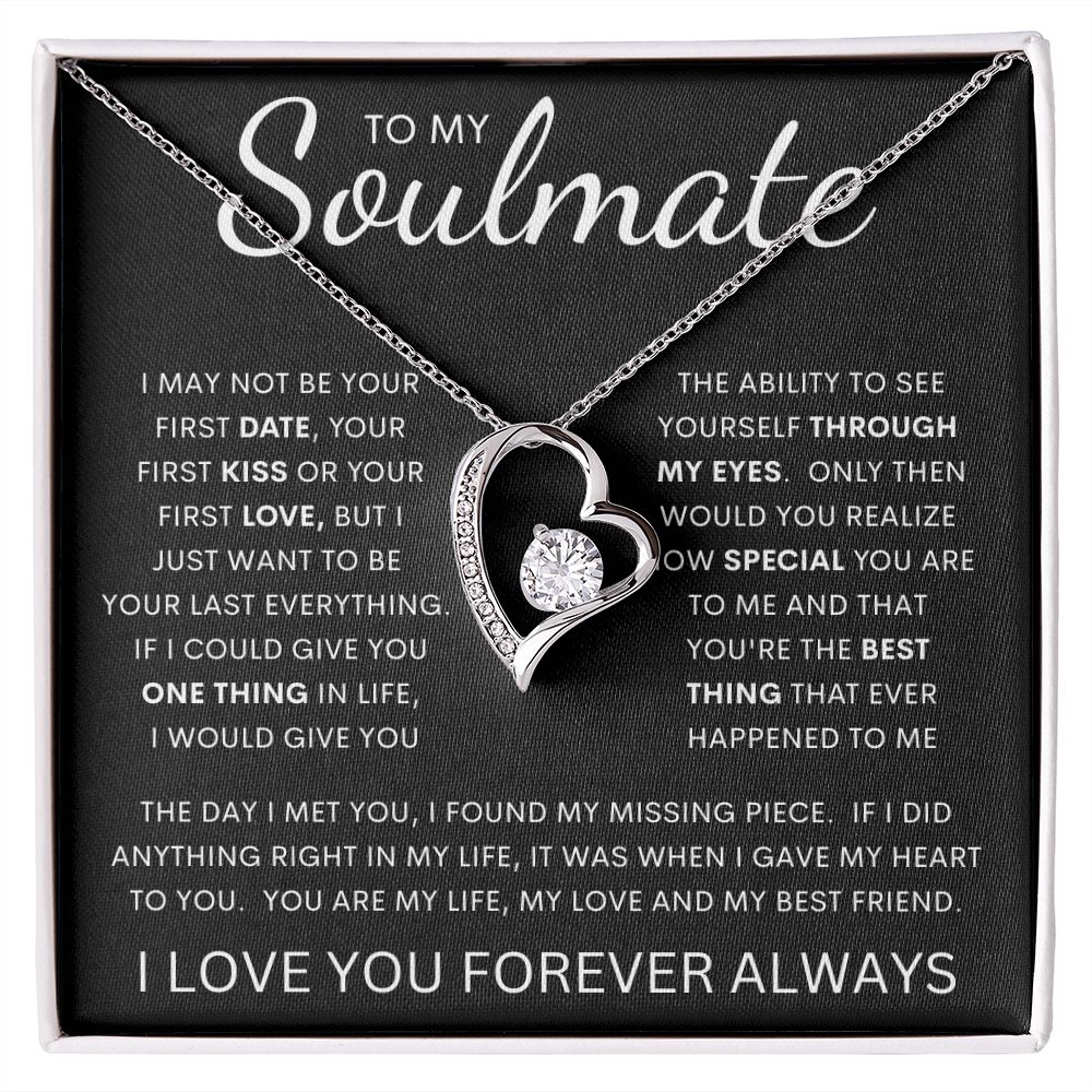 To My Soulmate | Forever Love Necklace