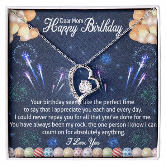 Dear Mom Happy Birthday | Mom Birthday Gift, Gift From Daughter, Gift From Son