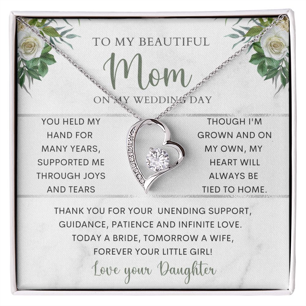 To My Beautiful Mom | Forever Love Necklace