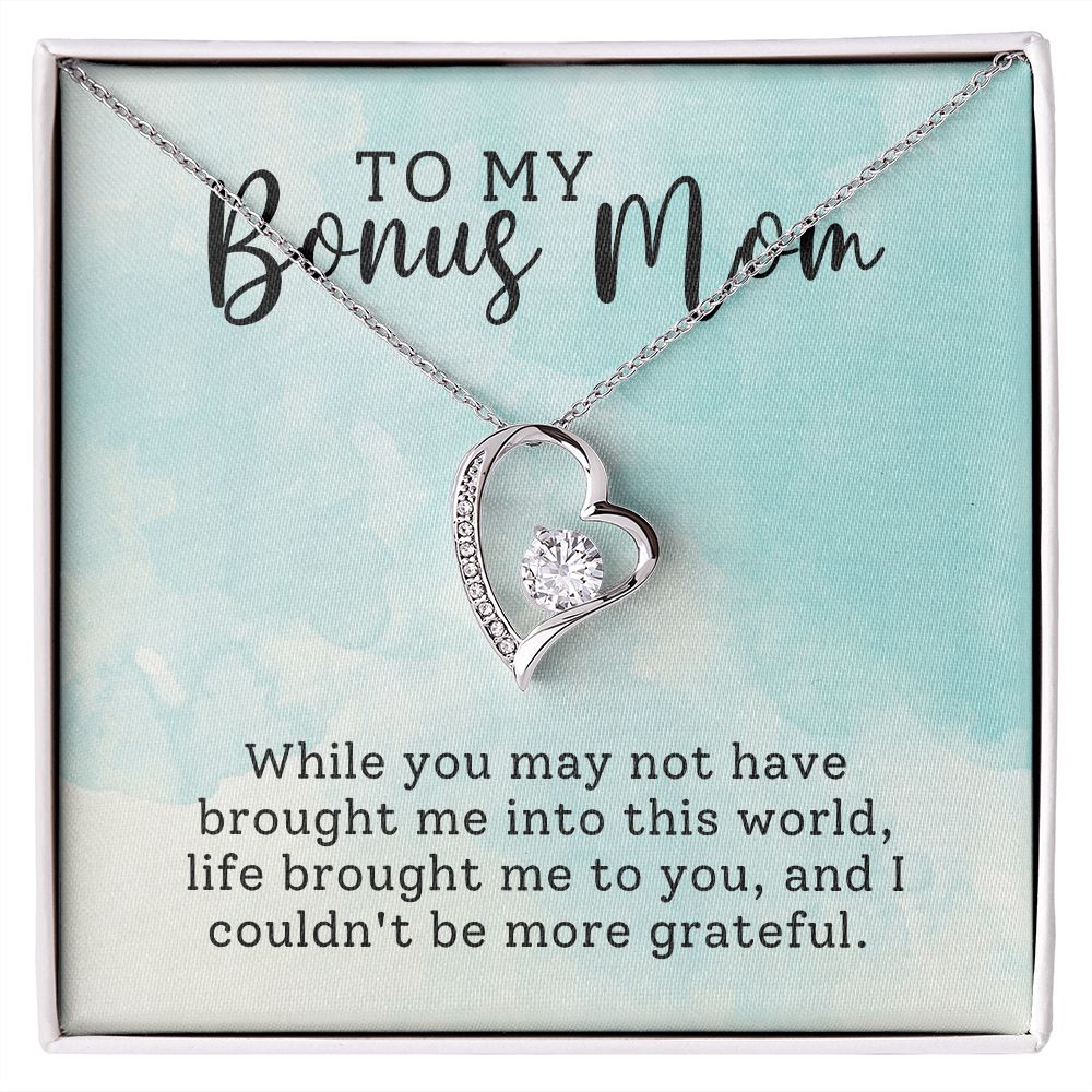 To My Bonus Mom | Forever Love Necklace