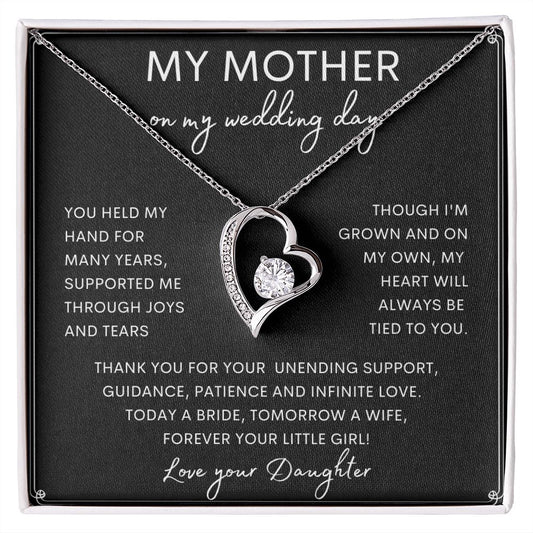 MY MOTHER | Forever Love Necklace | To Mom From Daughter, Daughter To Mom Gift, Mom Gift Idea, Wife Birthday Gift
