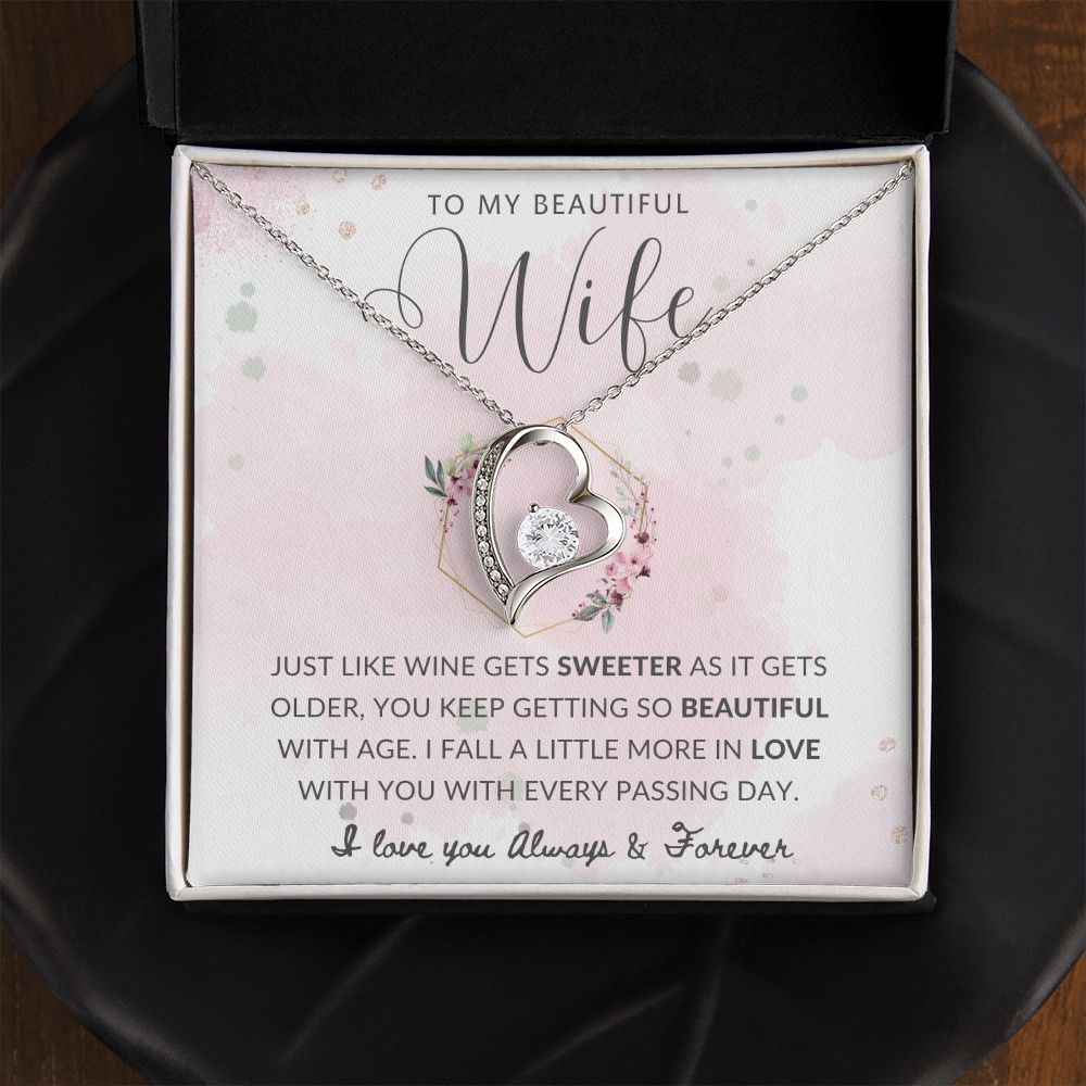 To My Beautiful Wife | Forever Love Necklace | So Beautiful