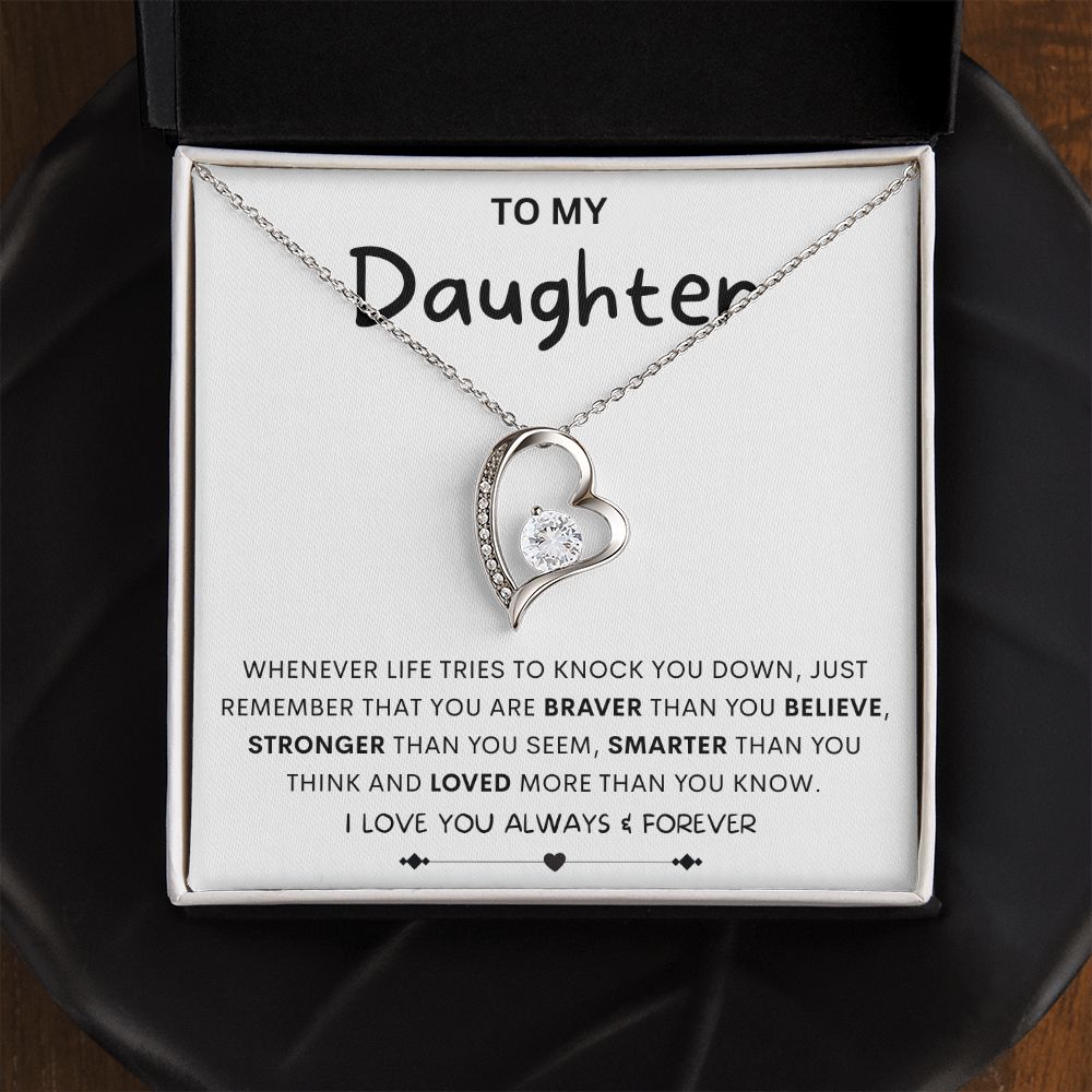 TO MY DAUGHTER | Gift For Daughter, Birthday Gift, Gift For Her, Daughter Necklace