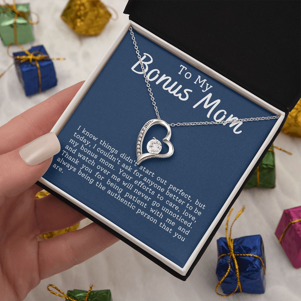 To My Bonus Mom | Forever Love Necklace